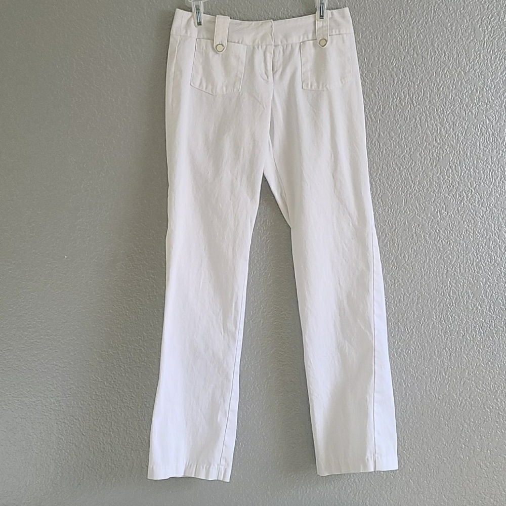White dress pants slacks